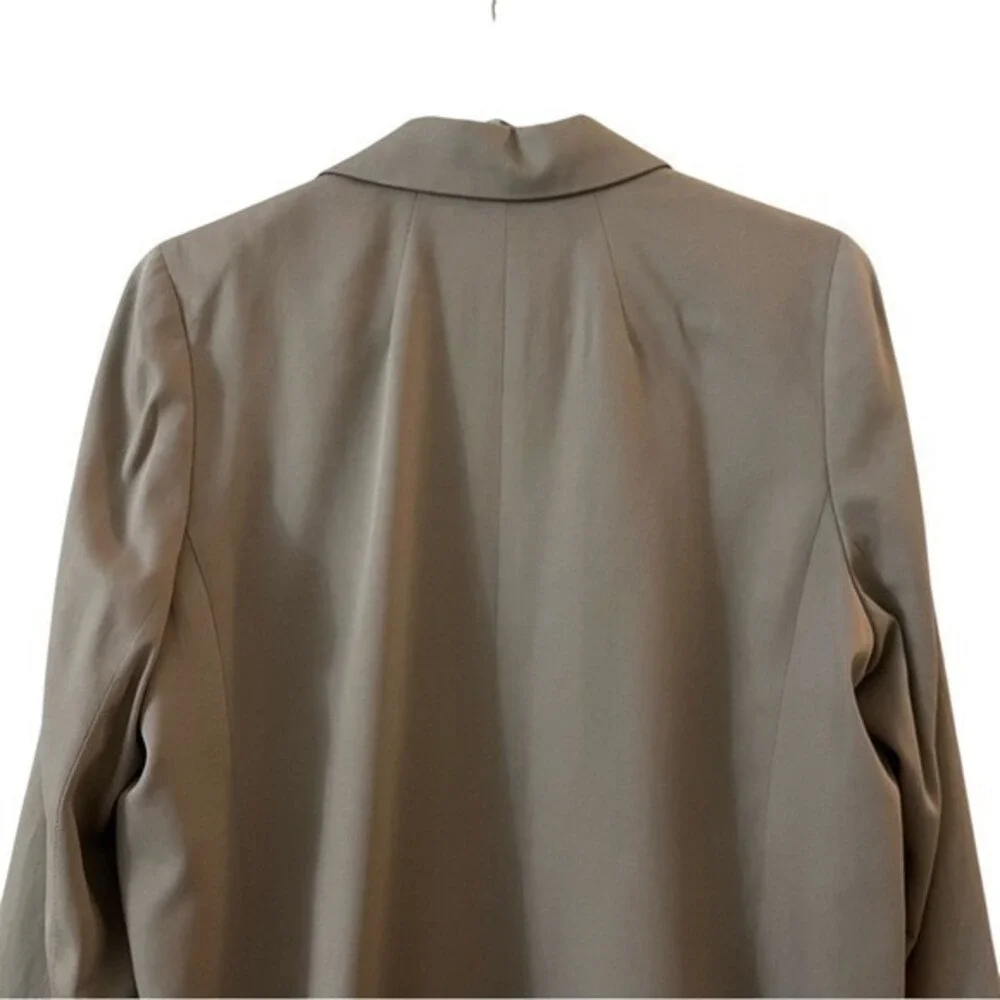 Madewell Double Breasted Caldwell Blazer Jacket Tan Beige Tencel‎ Blend XL